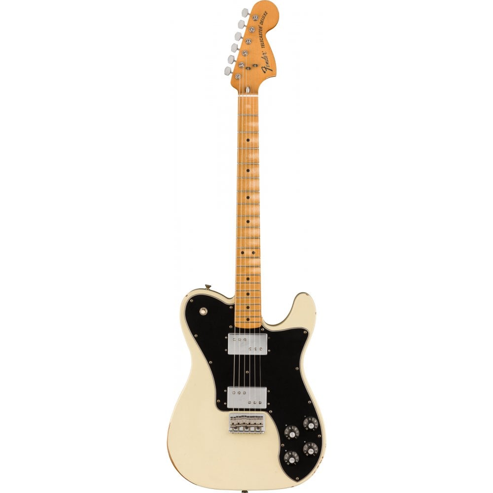 Fender Vintera Road Worn '70s Telecaster Deluxe, Olympic White ...