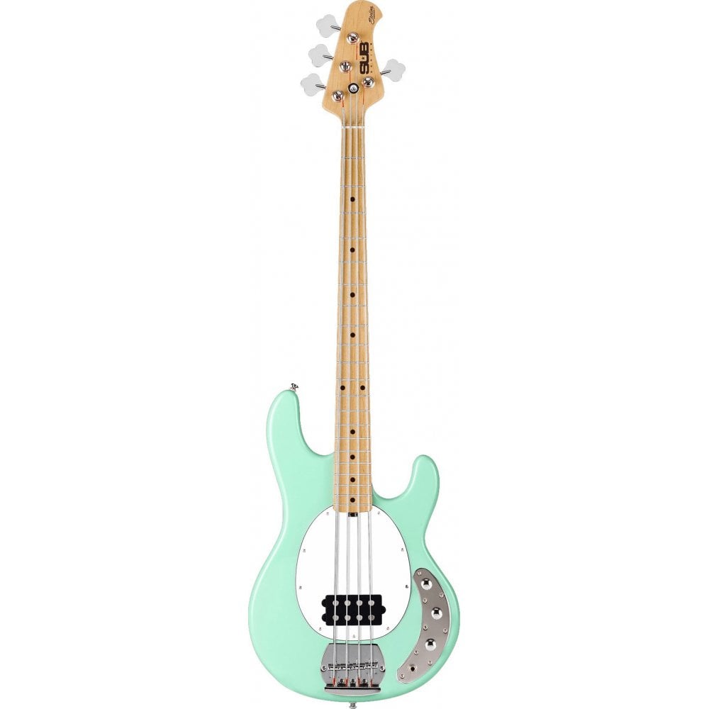 Musicman Sterling SUB Series Ray 4, Maple Neck, Mint Green